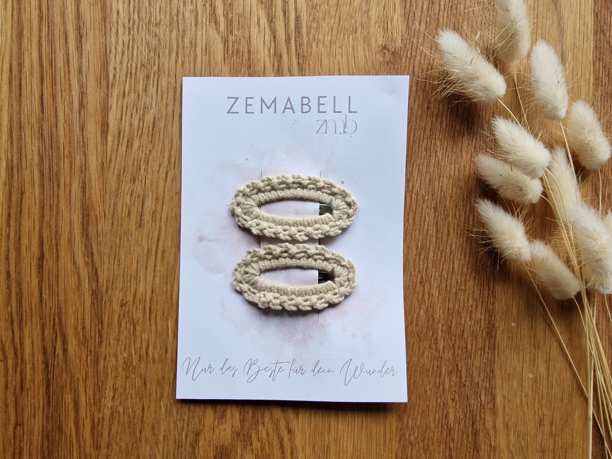 Barrette à cheveux au crochet « Essentiel »