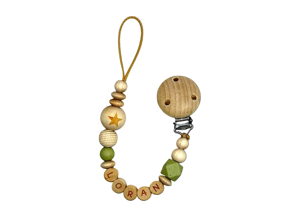 Schnullerkette "Forest Green"