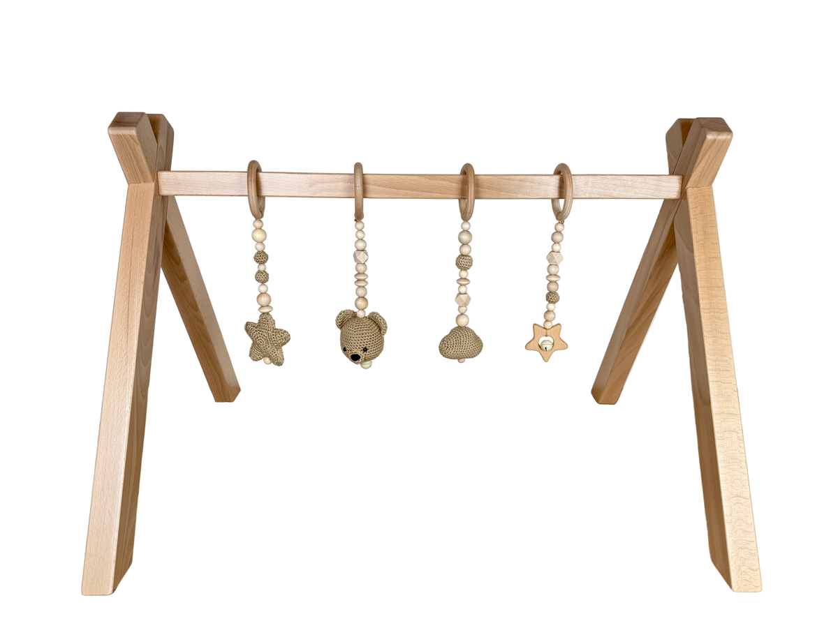 Spielbogen mit Anhängern TED Beige