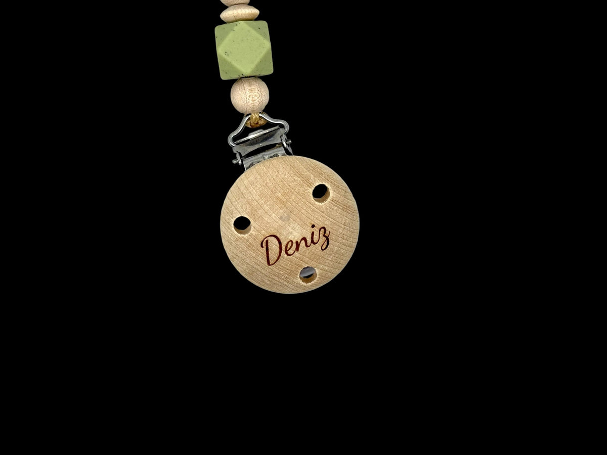 Schnullerkette "Green Mickey"