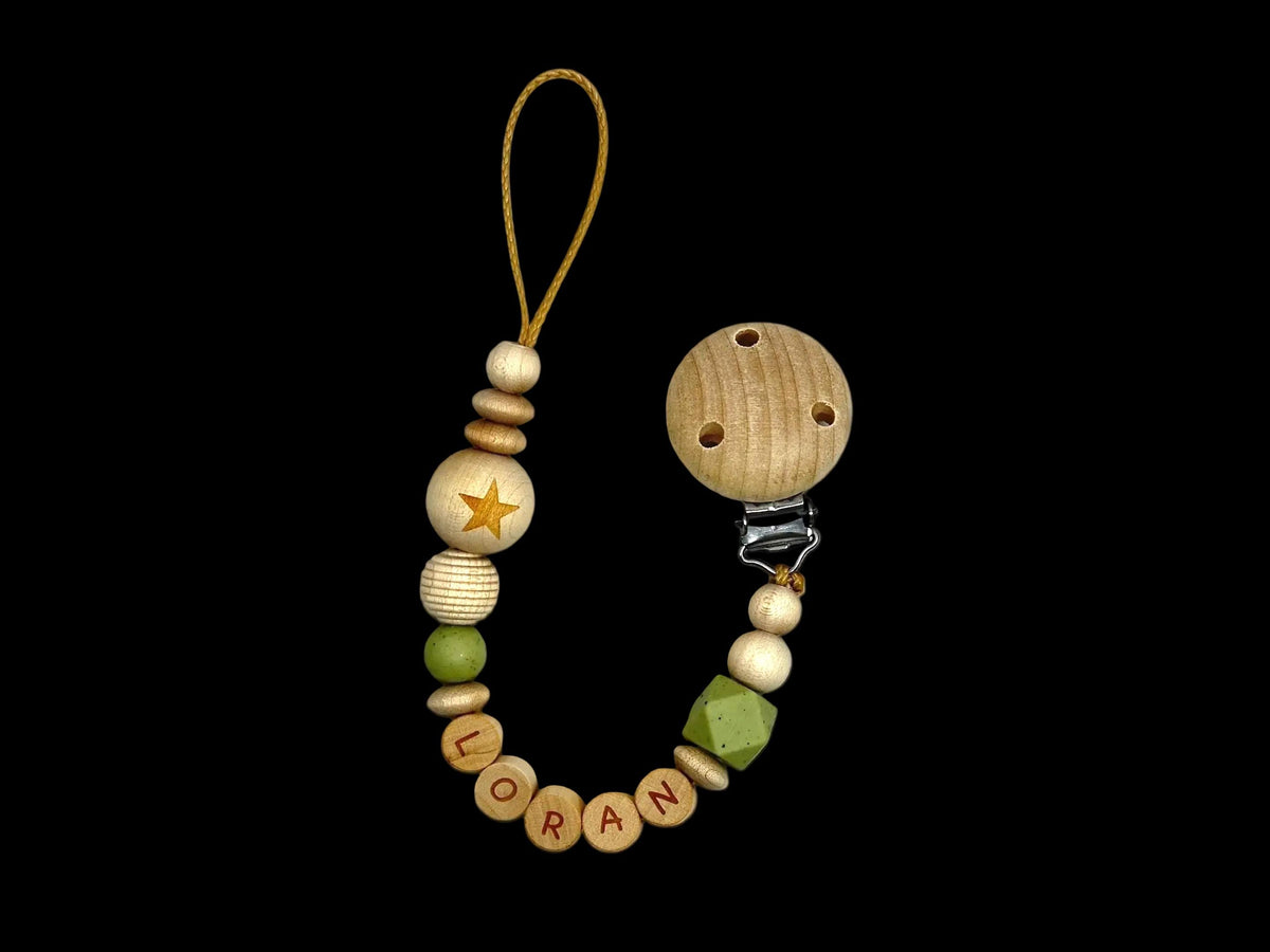 Schnullerkette "Forest Green"